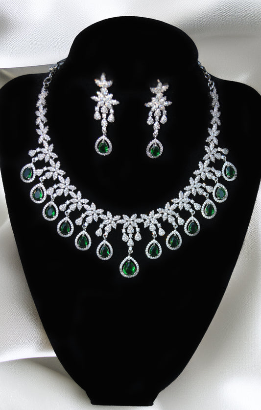 Emerald Green A.D Necklace