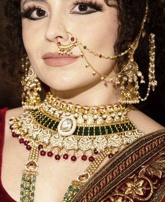 Premium Quality Polki Kundan Bridal Necklace